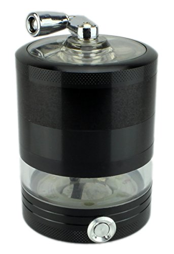 Grinder XXL Gigant LED Power Skuff mit Fenster 3-tlg – GYD Amsterdam – Ø70mm H85mm Crusher mit Skuff-Deck - 5