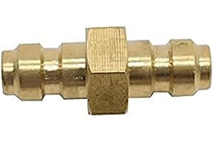 TUXING Pistola ad Aria compressa Foster Universale da 8 mm, Adattatore a sgancio rapido PCP su entrambe Le estremità, connettore di riempimento Doppio Maschio Cooper