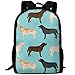 Produktbild Cute Labradors Yellow Chocolate Black Lab Pet Dogs School Rucksack College Bookbag Unisex Travel Backpack Laptop Bag