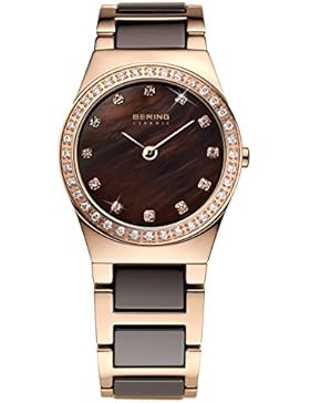 Bering Time Damen-Armbanduhr XS Analog Quarz verschiedene Materialien 32426-765