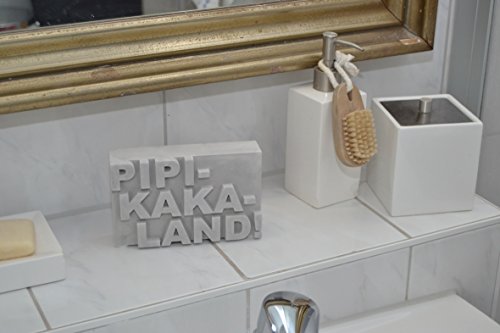 Pipikakaland!, Beton, Baddeko, Geschenk zur Geburt, Taufe, Schwangerschaft, witzige Baddeko, Made in GER - 3