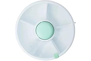 Limiar Snack Spinner Rotating Storage Children Portable Melon Candy Seeds Organizer Storage Boxes Snack Container for Kids,A