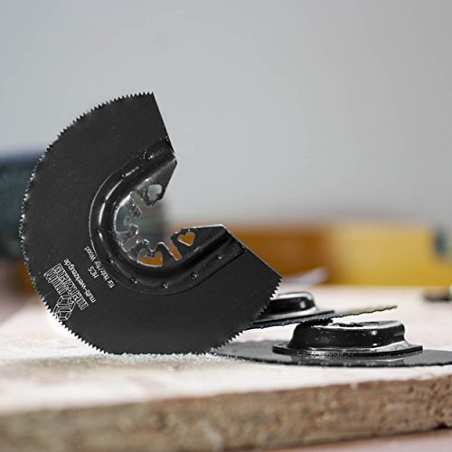 MW multi werkzeug® 3 Stück HCS Universal Multitool Segment-Sägeblätter 88mm für Holz, Gips und Kunststoff passend für AEG, Black&Decker, Bosch, Einhell, Fein Multimaster, Makita, Topcraft, Worx - 2