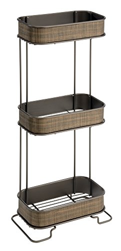InterDesign 33780EU Twillo Regal mit 3 Ablagen, bronze - 3