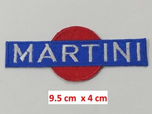MARTINI RACING Porsche Vintage Team Polo Blue Logo EMBROIDERED Iron on / Sew on PATCH BY GADGETS2SEL