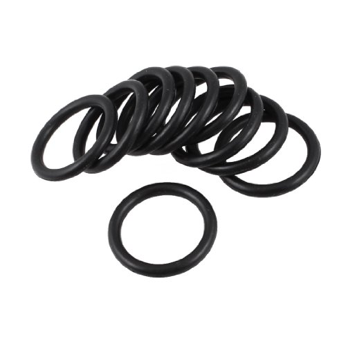 3 x 26 mm schwarz Nitrilkautschuk Sealing O Ring Seal Tüllen Waschmaschine 10 PCS