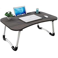 Parivar Smart Multipurpose Foldable Laptop Table with Cup Holder, Study Table, Bed Table, Breakfast Table, Foldable and…