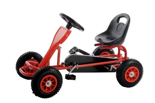 Preisvergleich Produktbild SixBros. Pedal GoKart Tretauto GoCart Rot - F90C / 691