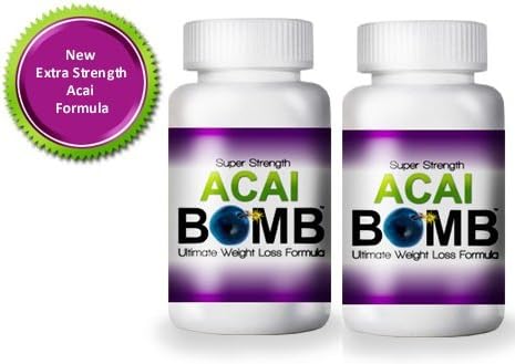 Super Strength Acai Bombs New Weight Loss Formula 2 Months Supply Acai Berry (SPECIAL OFFER PRICE)- Helps Lose Unwanted Weight AcaiBerry