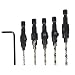 Produktbild SIridescentZB 5 Stücke 1/4 Sechskantschaft HSS Holz Senker Bohrer Wrench Reamer Bohrwerkzeug