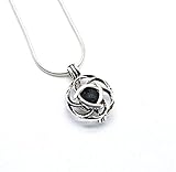 Material: natürliche Lava-Perlen + Legierung, 100 % nickelfrei.