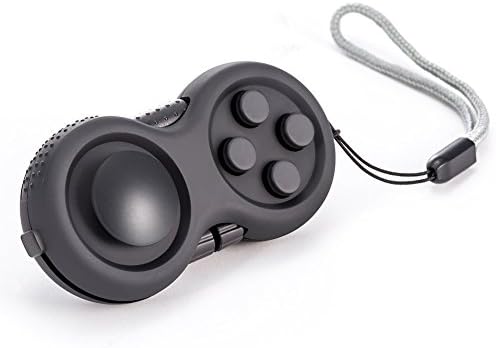 HONGCA Fidget Cuboid Game Handle Anti-anxiety and EDC ADHD Focus Toy Depression Cuboid for Children and Adults - MINI Nintendo Game Handle (Black)