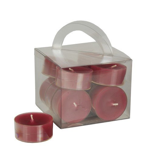 PAPSTAR Teelichter, Durchmesser 38 mm, bordeaux 10473