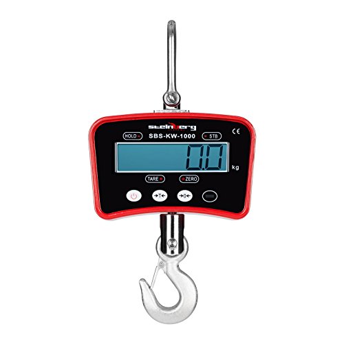 Steinberg Systems – SBS-KW-1000R – Kranwaage – 1.000kg / 0,5kg – LCD – Akkubetrieb möglich - 2