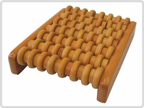 Flat Foot Roller Massager for Stress Relief and Reflexology Massage, both feet