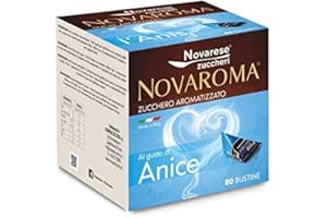 Zucchero Aromatizzato - Aroma Anice - 80 Bustine - Novarese Zuccheri