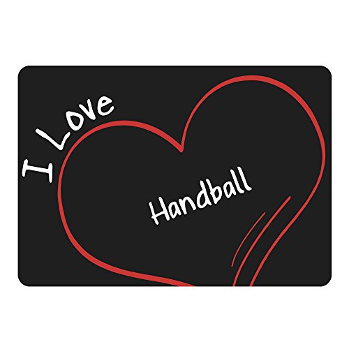 Preisvergleich Produktbild Mousepad Modern I Love Handball schwarz