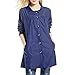 Produktbild GiGiSun Damen Kapuzen Leichte Outdoor Sport Wasserdichte Regenjacke (XXL, Dunkelblau)