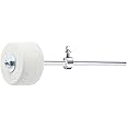 Softline Pro SP DB-WH White Felt Bass Drum Beater Drum Pedal Beater Kick Drum Foot Pedal Beater for Drum Percussion Instrument Accessory Large Felt Beater (White)