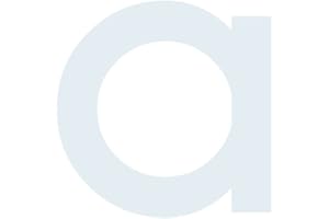 1peak Buchstaben Aufkleber, wetterfest, einzelner Buchstabe a, weiß, groß (passend für unsere 10 cm Serie) kleingeschrieben, 7cm hoch