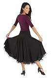 tanzrock latein Elastiksaum Rumpf RU5739 SW L