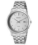 Seiko – sur141p1 – Quarz – Armbanduhr – Quarz Analog – Zifferblatt Grau – Armband Stahl Grau