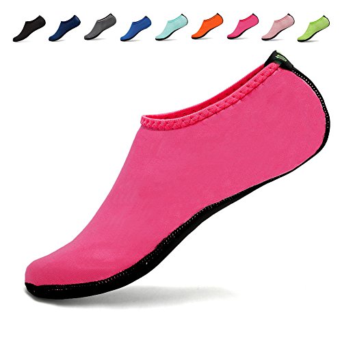 DADASIY 3rd Upgraded Version Durable Sole Barefoot Water Skin Shoes Aqua Socks For Beach Pool Sand Swim Surf Yoga Water Aerobics