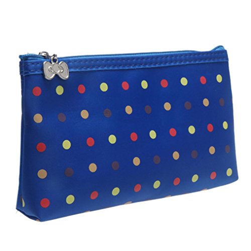 Tonsee Round Dot Fashion Cosmetic Portable Makeup Bag Wash Storage Bag Handbag