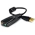 Aplic - USB Soundkarte 7.1 Virtuell extern | USB sound card adapter | Virtuel 7.1| f&uuml;r Computer, Notebook, Ultrabook, Tablet-PC, Macbook | Plug & Play | Windows 10-kompatibel + Mac OS X