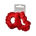 Pair of Mini Red Velvet Feel Hair Scrunchies Bobble Elastic Hair Bands