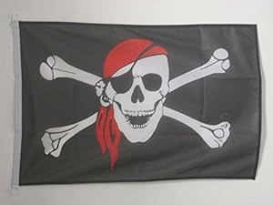 BANDERA NAUTICA PIRATA CON BANDANA