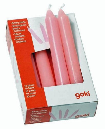 Kerzen Geburtstagskerzen für Geburtstagskranz , Farbe:Rosa - 2