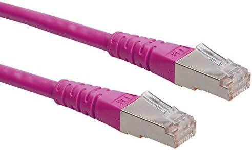 Roline S/Ftp (PIMF) Patch Cable Cat. 6, rot, 0,3 m pink 2m
