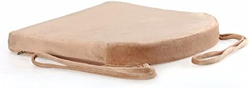 Memory Cotton School Classroom chair cushion/Dormitory cushion anti-slide seat cushion stool Cushion,37x35x4cm,Beige