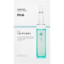 missha mascure sheet mask glutathione MISSHA - Maschera viso sbiancante Glutatione Mascure Whitening Solution |  Antiossidante Potente | Riduce macchie e scolorimenti