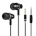 Produktbild Bestfy Kopfhörer In Ear Kopfhörer Bass, In ears kopfhörer in ear kopfhoerer bass mit Mikrofon kompatibel mit iPhone/iPad/iPod Samsung Galaxy Mp3 bzw andere Geräte mit 3,5mm Klinkenstecker (Schwarz)