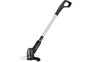 SHARKSFIN Electric Strimmer Cordless, Cordless Grass Trimmer, Lightweight & Cordless Usb Rechargeable Grass Trimmer With Adjustable Telescopic Pole, Up To 50 Minutes Run Time, Easy Grass Trimmer (USB)