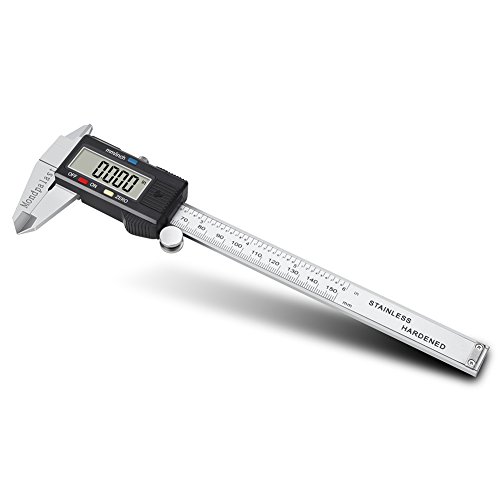 LCD Digitaler Messschieber Schieblehre 150mm +Inch +Etui Caliper - 2