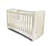 Start-Rite Brook Rocking Cot 3 with 3 Position Mattress Base (Ivory)