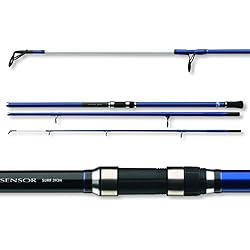 Daiwa Sensor Surf, 100 – 250 gramos, caña de pescar giratoria de surf, 15 Feet
