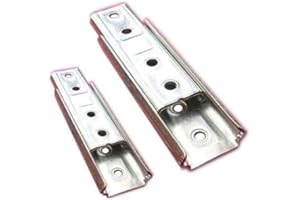 Just Accessories® Concealed Headboard Panel Wall Fixing Brackets Set of Two Interlocking Wall Hangers Furniture Connector (1 x Pair)