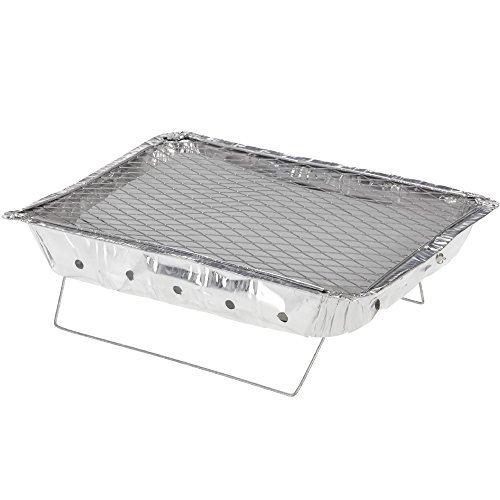 Einweg-Grill mit Kohle, 31 x 24 x 5 cm
