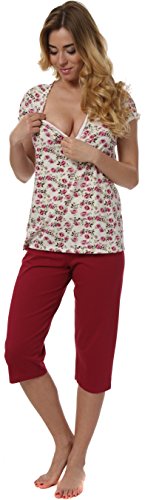 Italian Fashion IF Women's Maternity Pajamas Merlin 0225 (Model-2, S)
