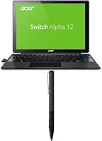 Set Switch Alpha 12 (12 Zoll QHD IPS) Convertible Notebook (Intel Core i5-6200U, 8GB RAM, 256GB SSD, Intel&reg; HD Graphics 520, Win 10, L&uuml;fterlos) silber  + Acer Active Stylus Pen