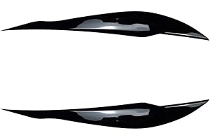 ISPCHEN Sopracciglio Del Faro Auto,Copertura Decalcomania Palpebra Faro, Faro Sopracciglio Palpebre Copertura Trim Faro Anteriore Palpebre Trim Adesivi Per Sopracciglia,Per Serie3 F30 F31 318i 320i 2012-2018