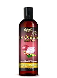 Quat Effective Red Onion Hair Oil for Hair Growth, Dandruff Control, Thickness Hair, Glossy Hair (200 ml)