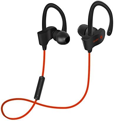 Wireless Bluetooth Headset Earbud Ear Stereo Sports Earphones for Gym Sweatproof 6 Hour Battery Noise Cancelling Headsets 4.1 Dual Universal Fit Iphone, Samsung LG HTC Motorola Ipod Vivid Colors