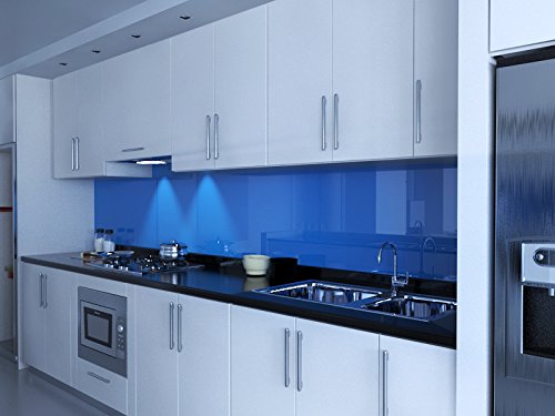 Küchenrückwand aus Glas, hochwertige Glasrückwand in 10 Farben, maßgefertigt … - 3