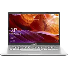 ASUS VivoBook 14 M409DA-EK146T AMD Quad Core Ryzen 5-3500U 14-inch FHD Compact and Light Laptop (8GB RAM/256GB NVMe SSD/Windows 10/Integrated Graphics/FP Reader/1.60 kg), Transparent Silver