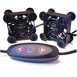 Geräuschpegel (15,9-22dBA), Luftstrom (4,56-7,32 CFM), Lebensdauer (30.000 Stunden).